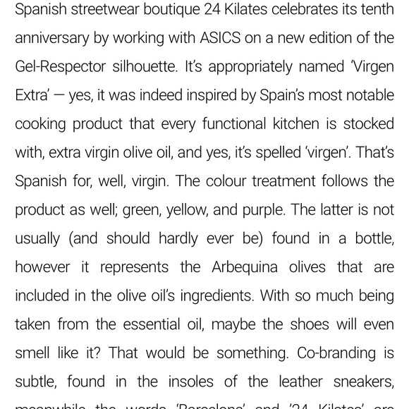 ASICS X 24 KILATES “Virgin Extra” Gel-Respector - Picture 8 of 16